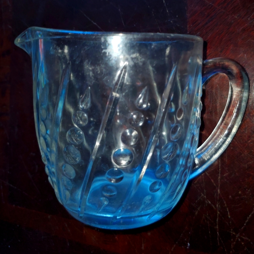 Anchor Hocking Vintage Clear Glass Creamer Pitcher